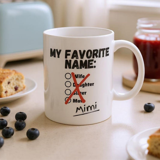 "My Favorite Name: Mimi" Ceramic Mug