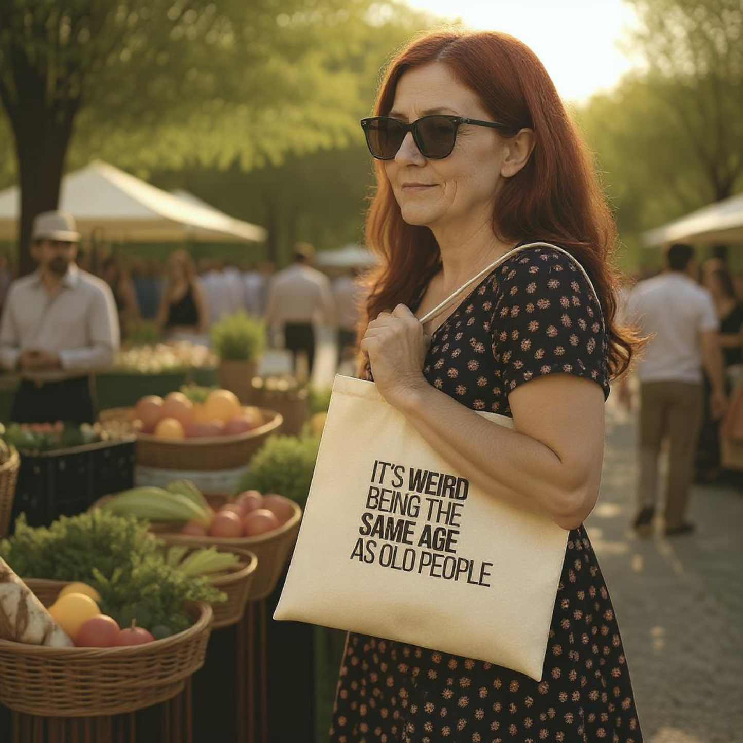 It's Weird Being the Same Age as Old People Tote Bag