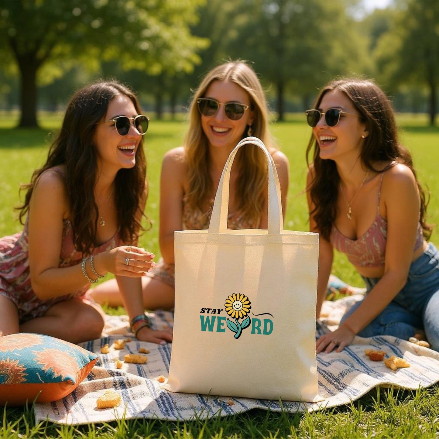 Stay Weird Tote Bag