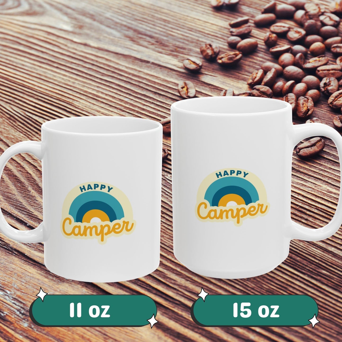 Happy Camper Mug - Blue