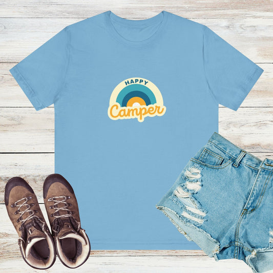 Happy Camper T-shirt - Blue