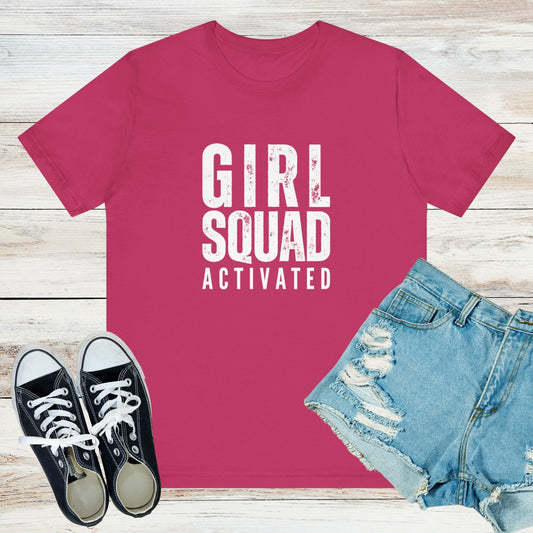 Girl Squad Activated (White) T-Shirt