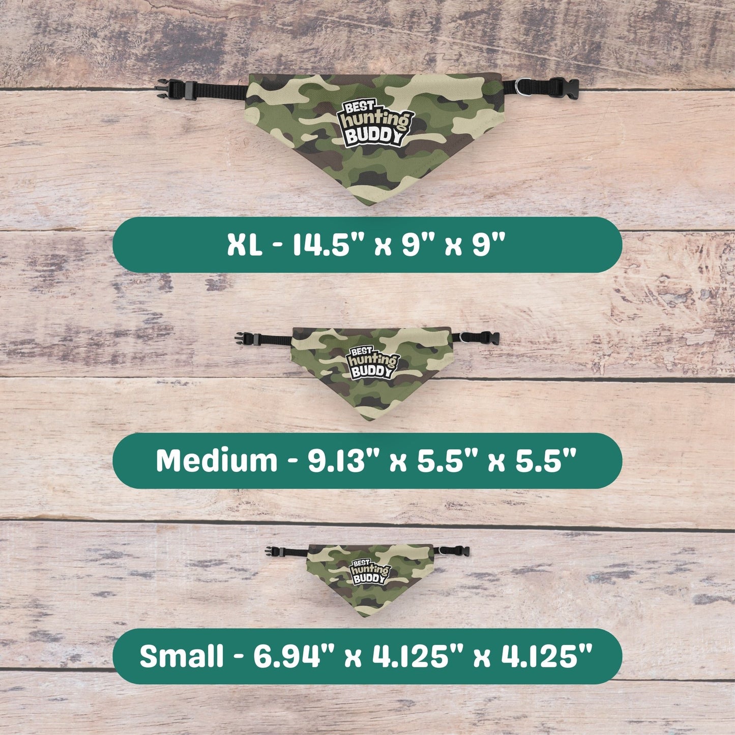 Best Hunting Buddy Clip-on Pet Bandana