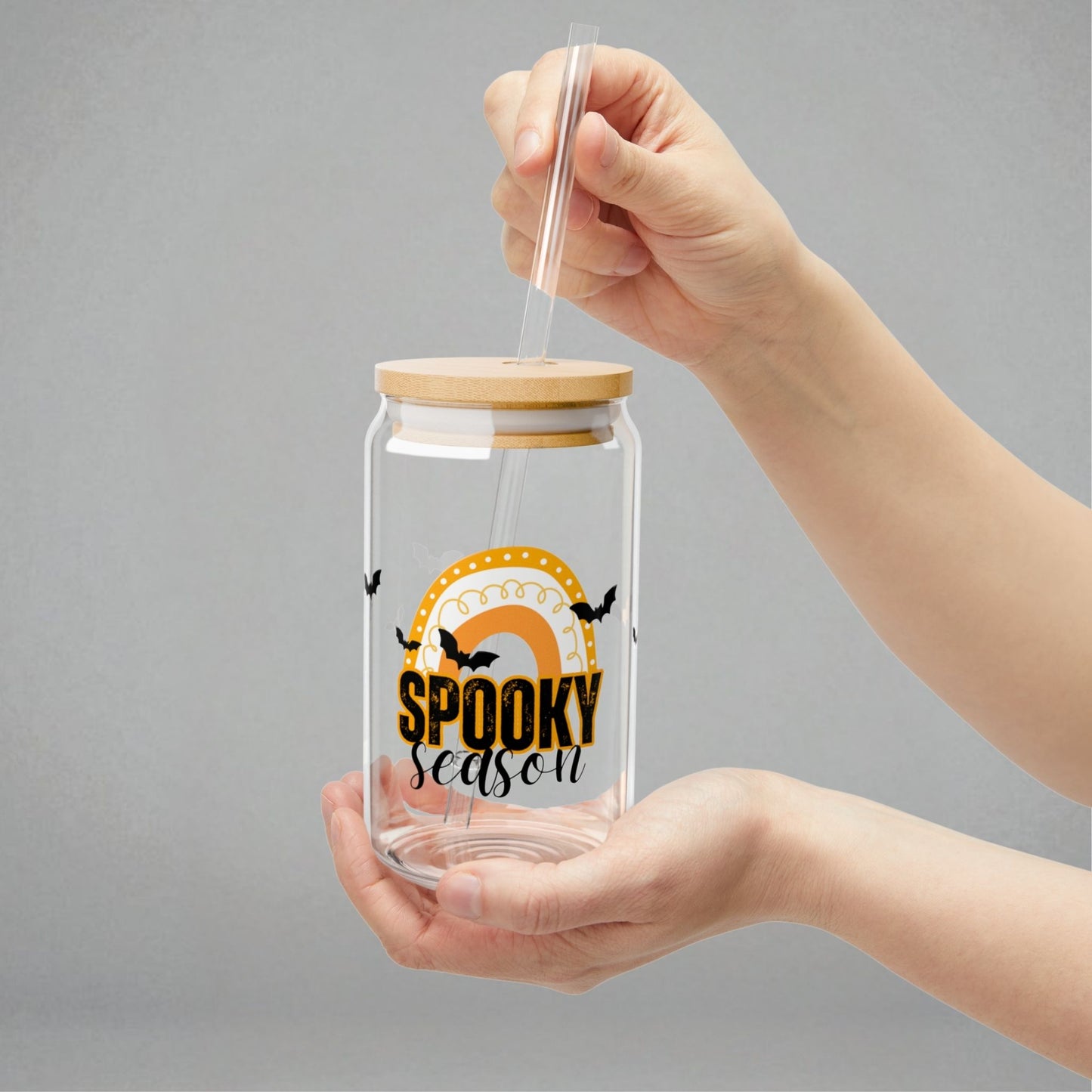Spooky Season Sipper Glass