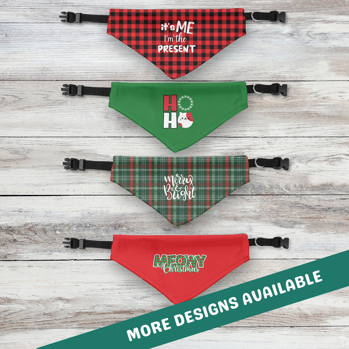 Dear Santa I've Been Good Clip-on Pet Bandana