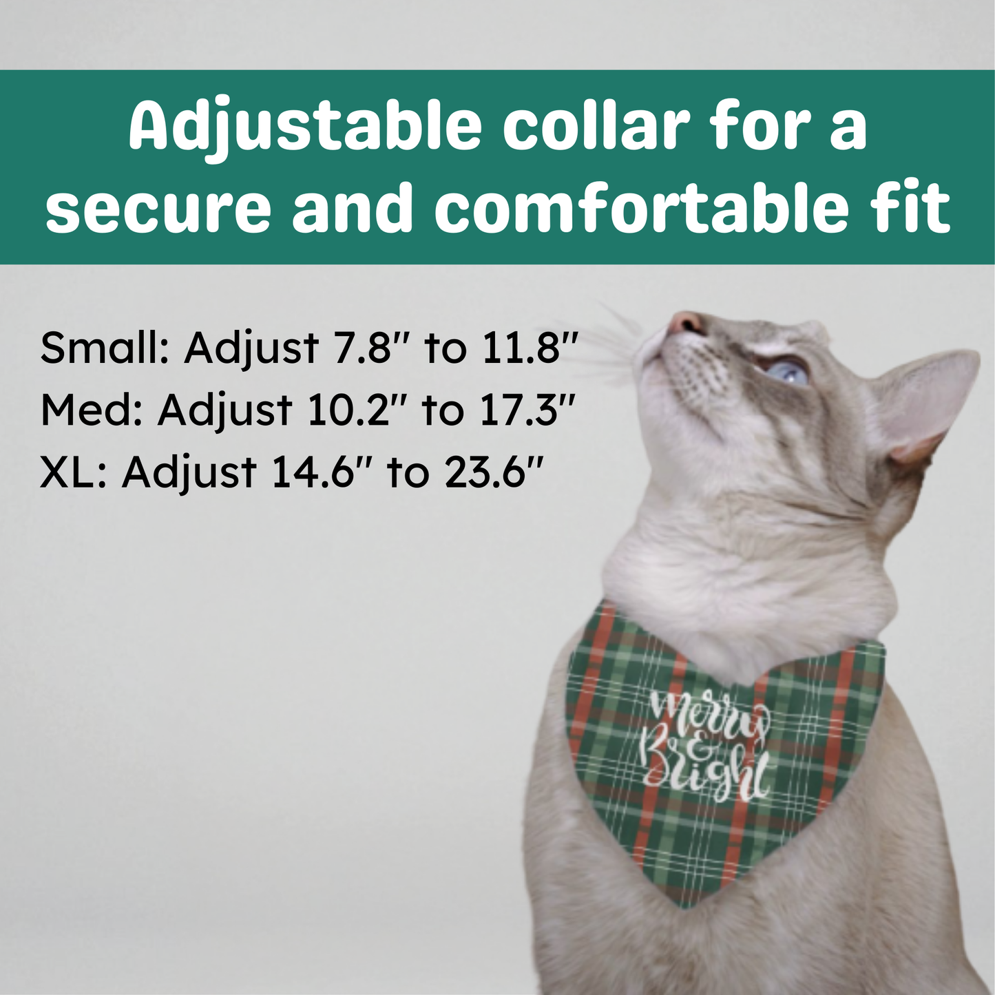 Merry & Bright Clip-on Pet Bandana
