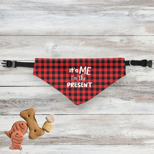 I'm the Present Clip-on Pet Bandana
