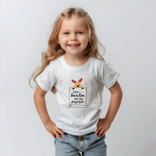 Dear Santa Let Me Explain Toddler T-shirt