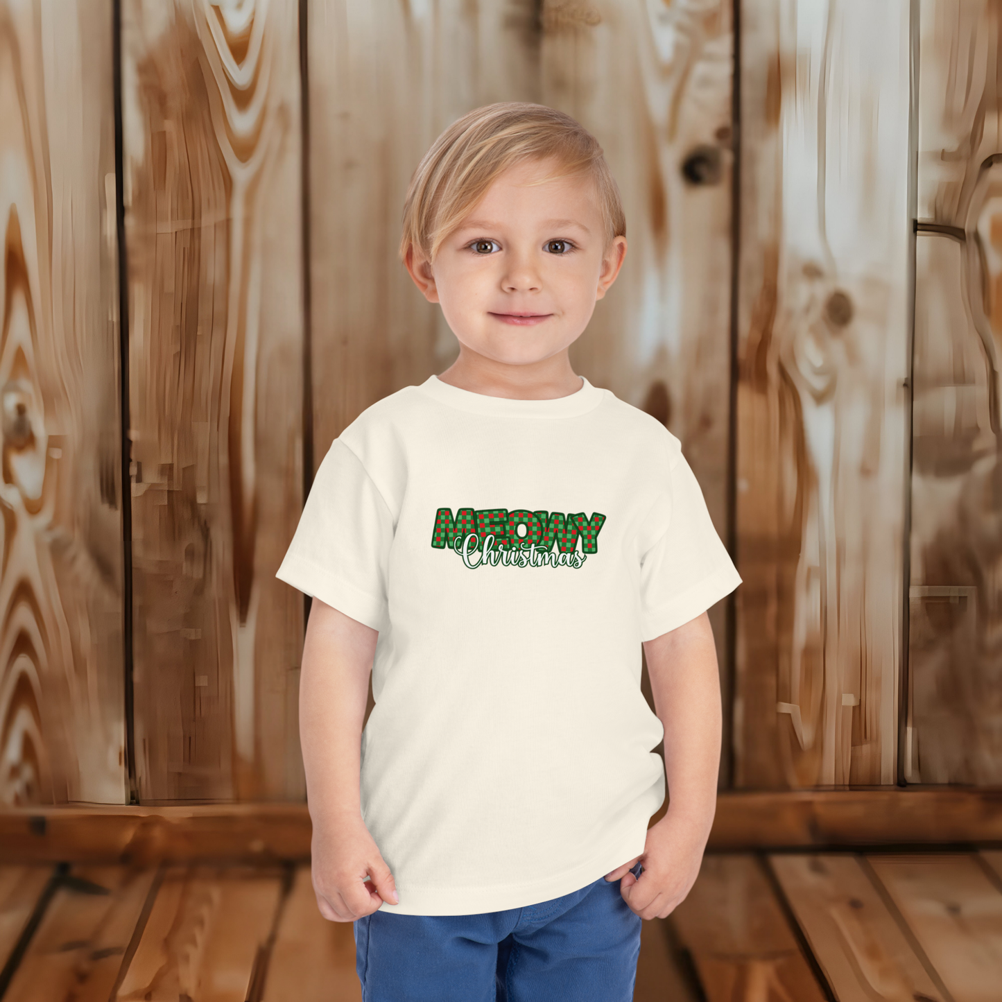 Meowy Christmas Toddler T-shirt
