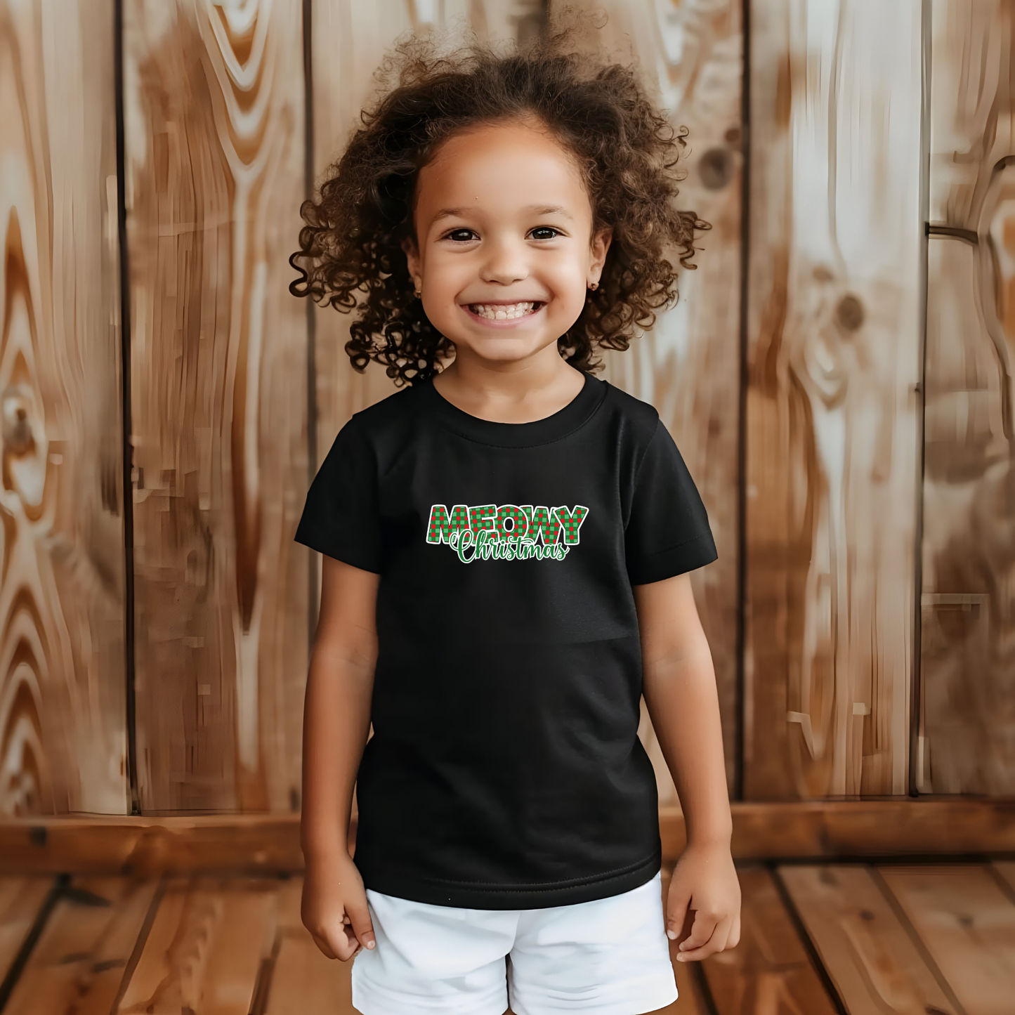Meowy Christmas Toddler T-shirt