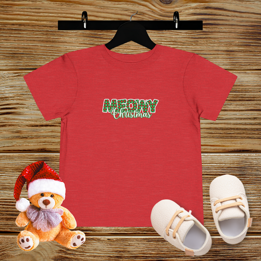 Meowy Christmas Toddler T-shirt
