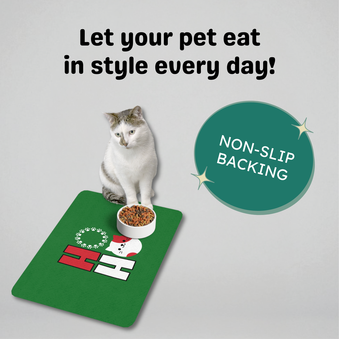 Ho Ho Cats Pet Food Mat