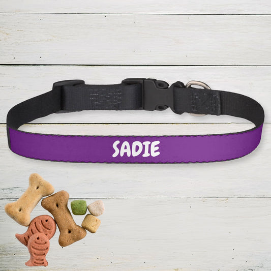 Clip-on Pet Collar - Purple
