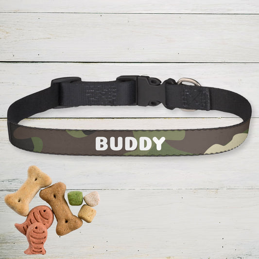 Clip-on Pet Collar - Camo