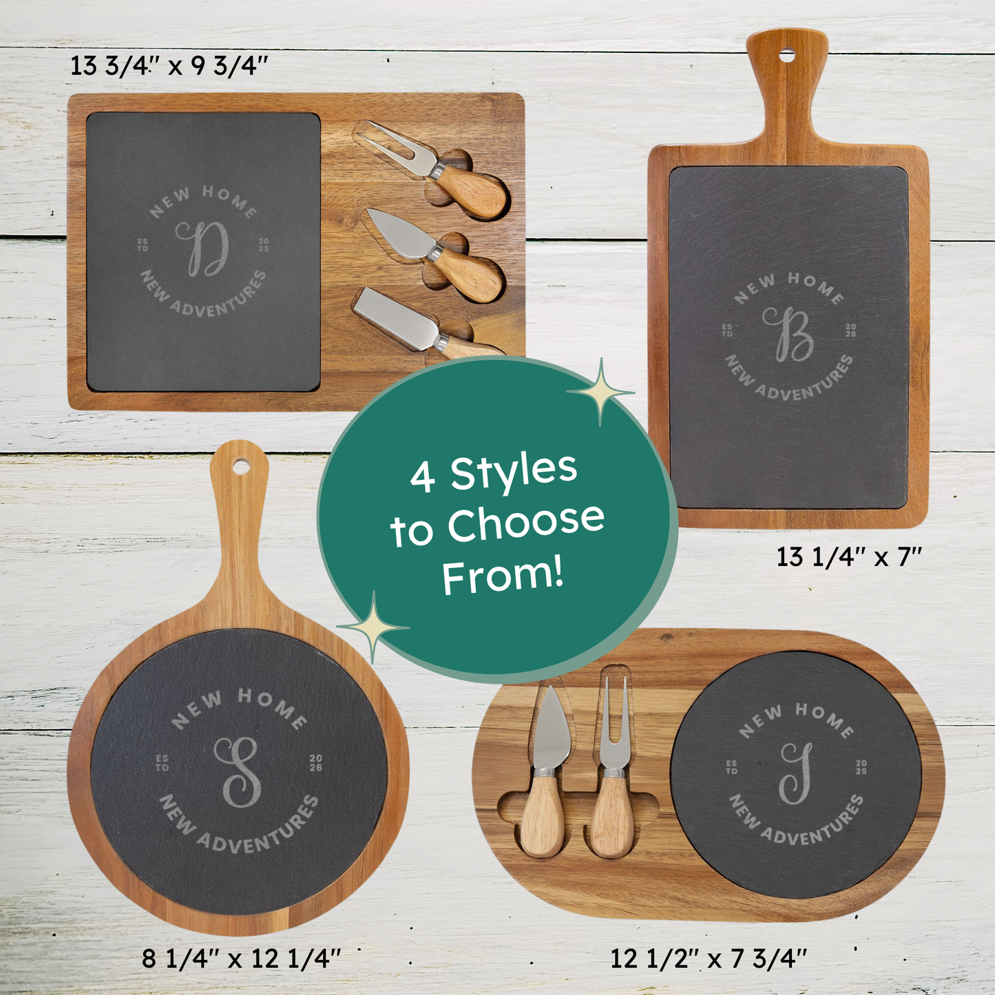 Custom Charcuterie Board - New Home, New Adventures