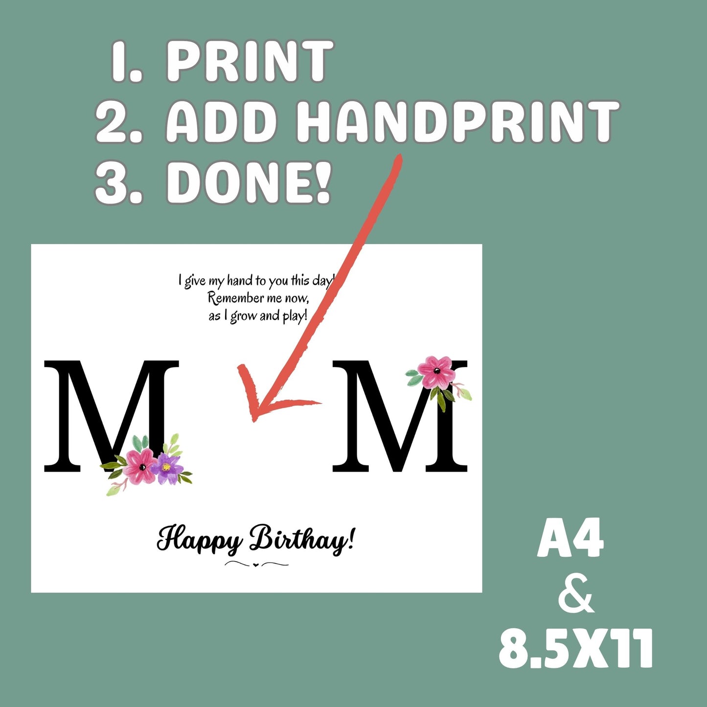 Handprints for Mom
