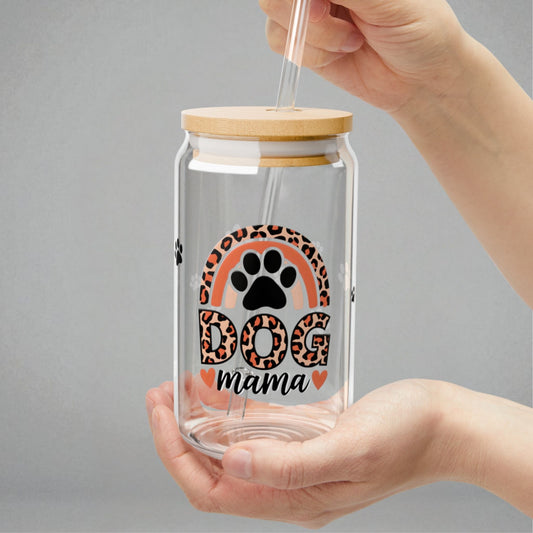 Dog Mama Sipper Glass