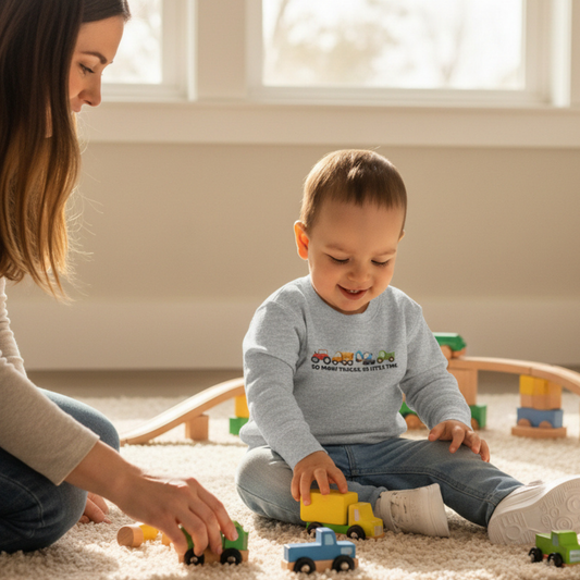 So Many Trucks, So Little Time Toddler Sweatshirt