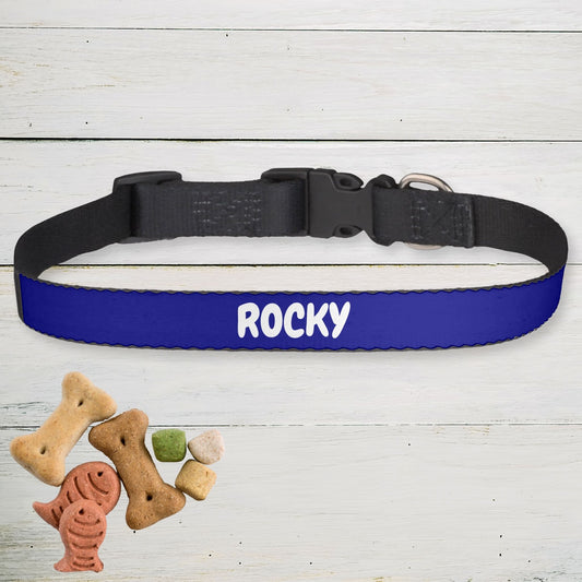 Clip-on Pet Collar - Navy