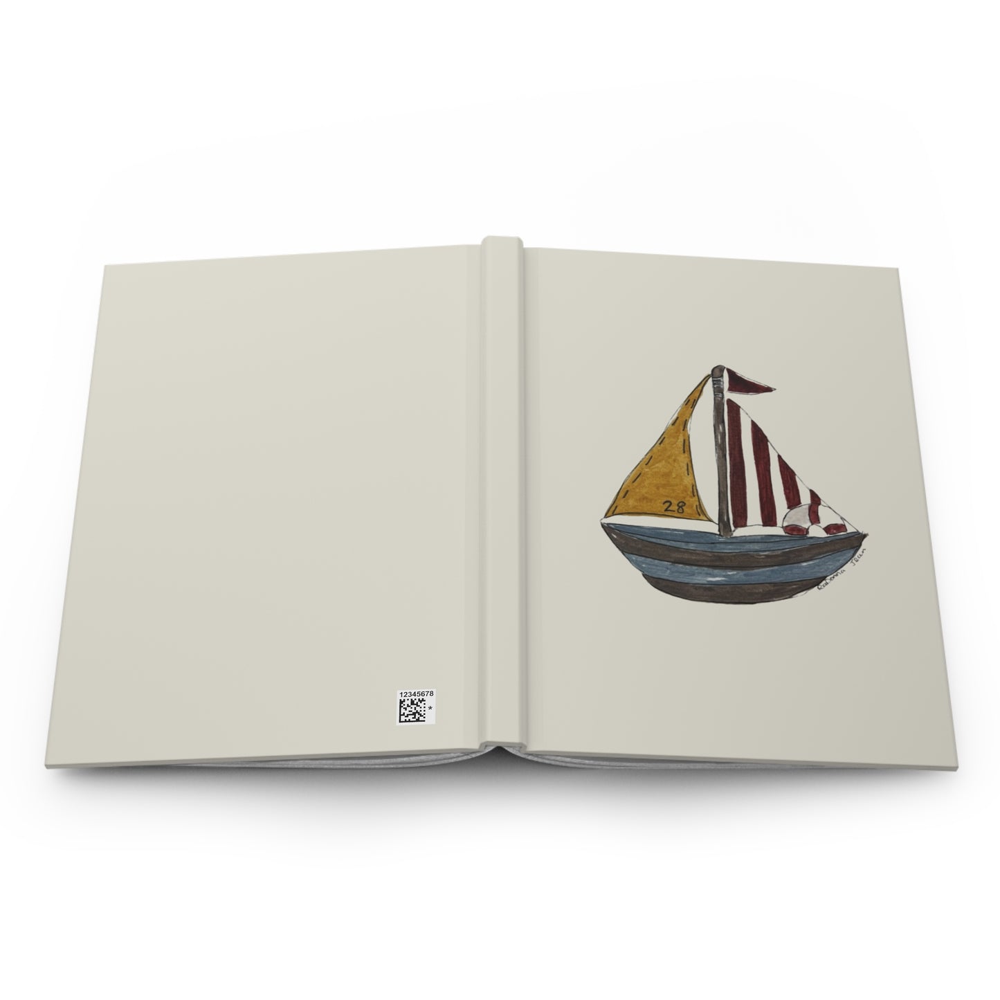 Sailboat Hardcover Journal TEST