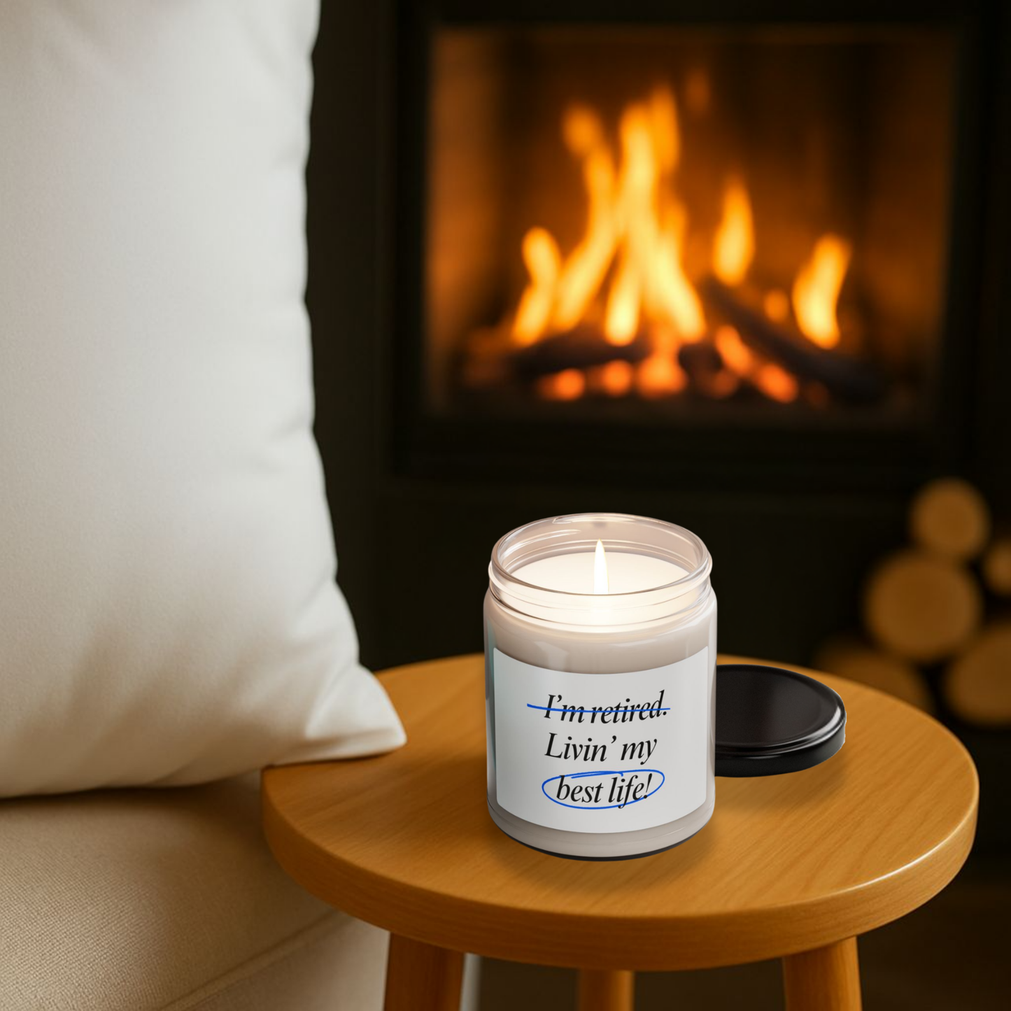 Retired Livin' My Best Life Scented Candle