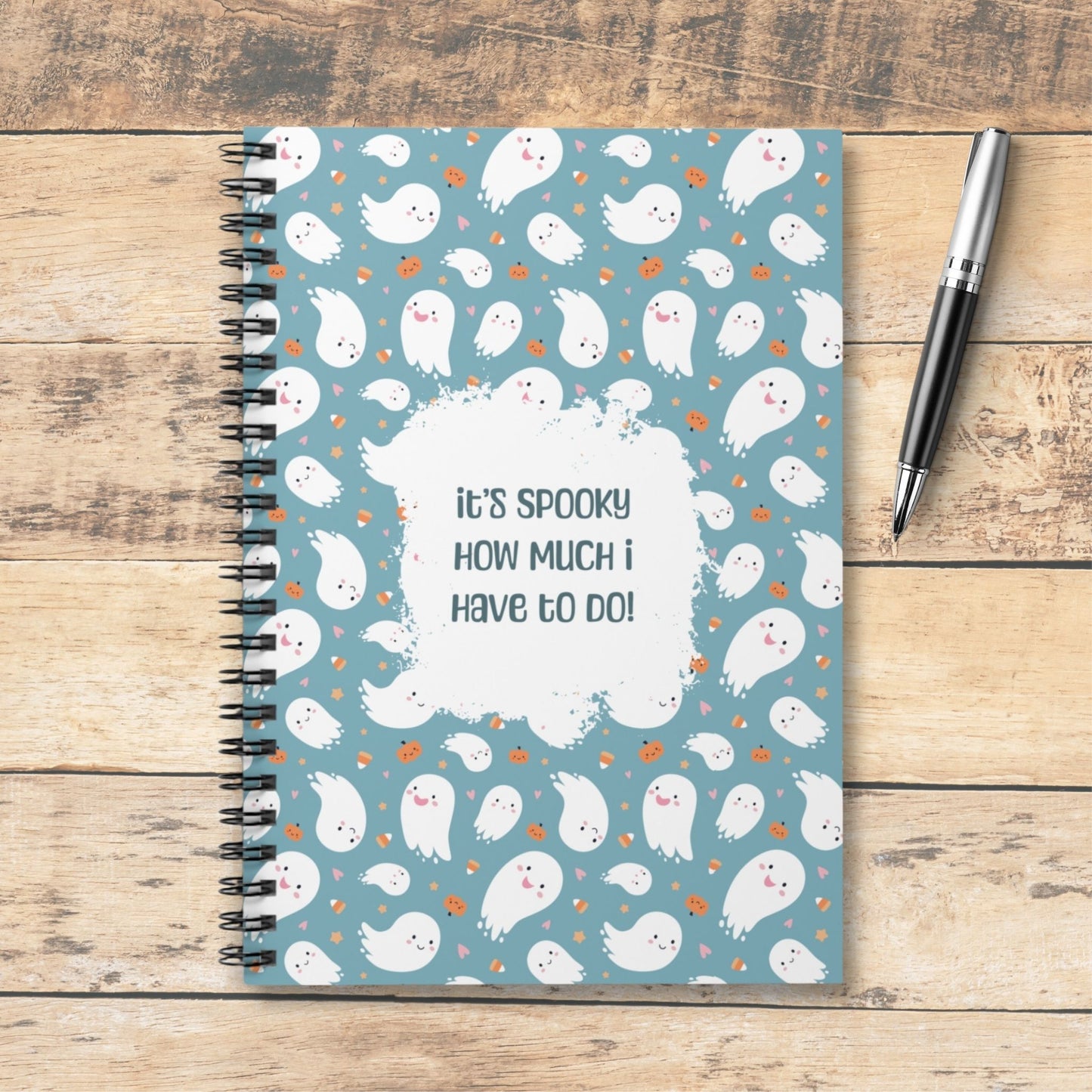 It's Spooky How Much I Have to Do Spiral Notebook