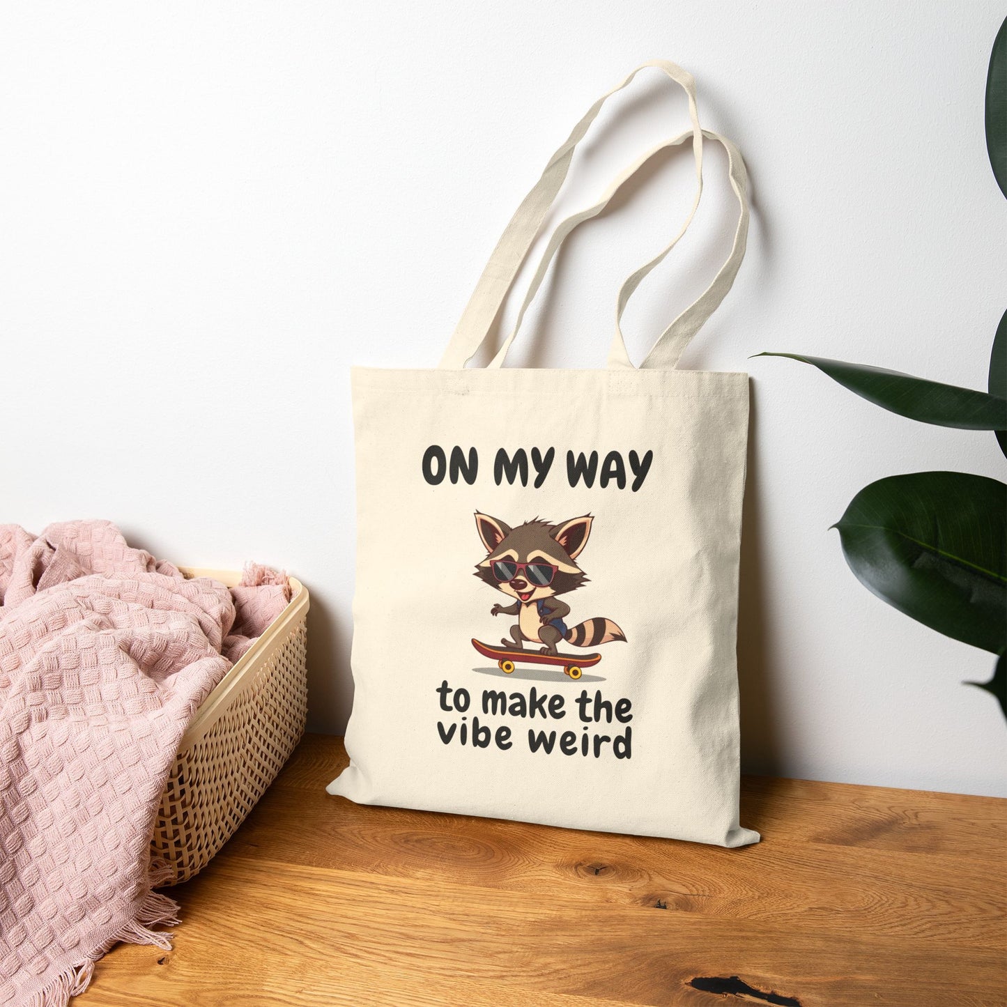 On My Way to Make the Vibe Weird Tote Bag
