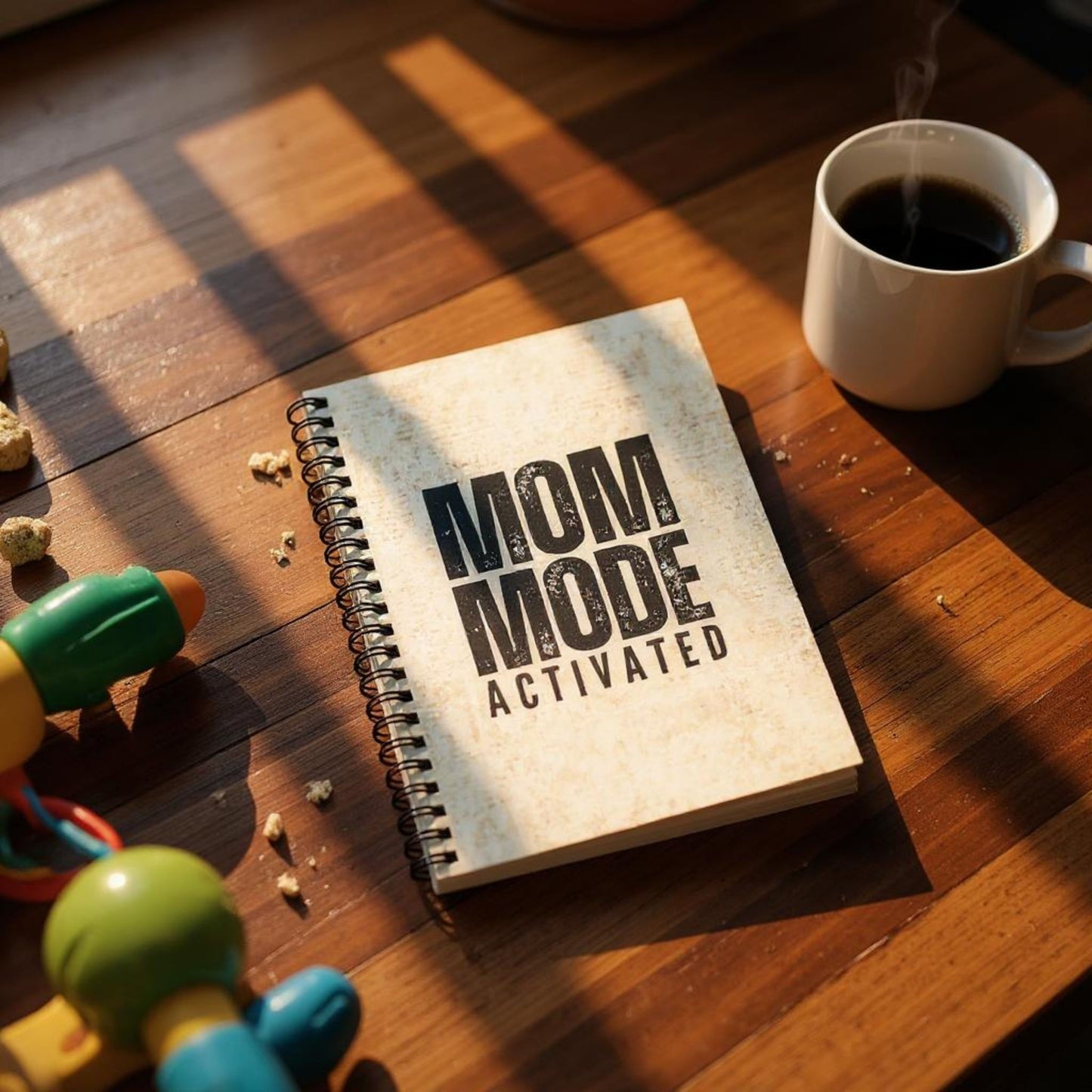 Mom Mode Activated Spiral Notebook