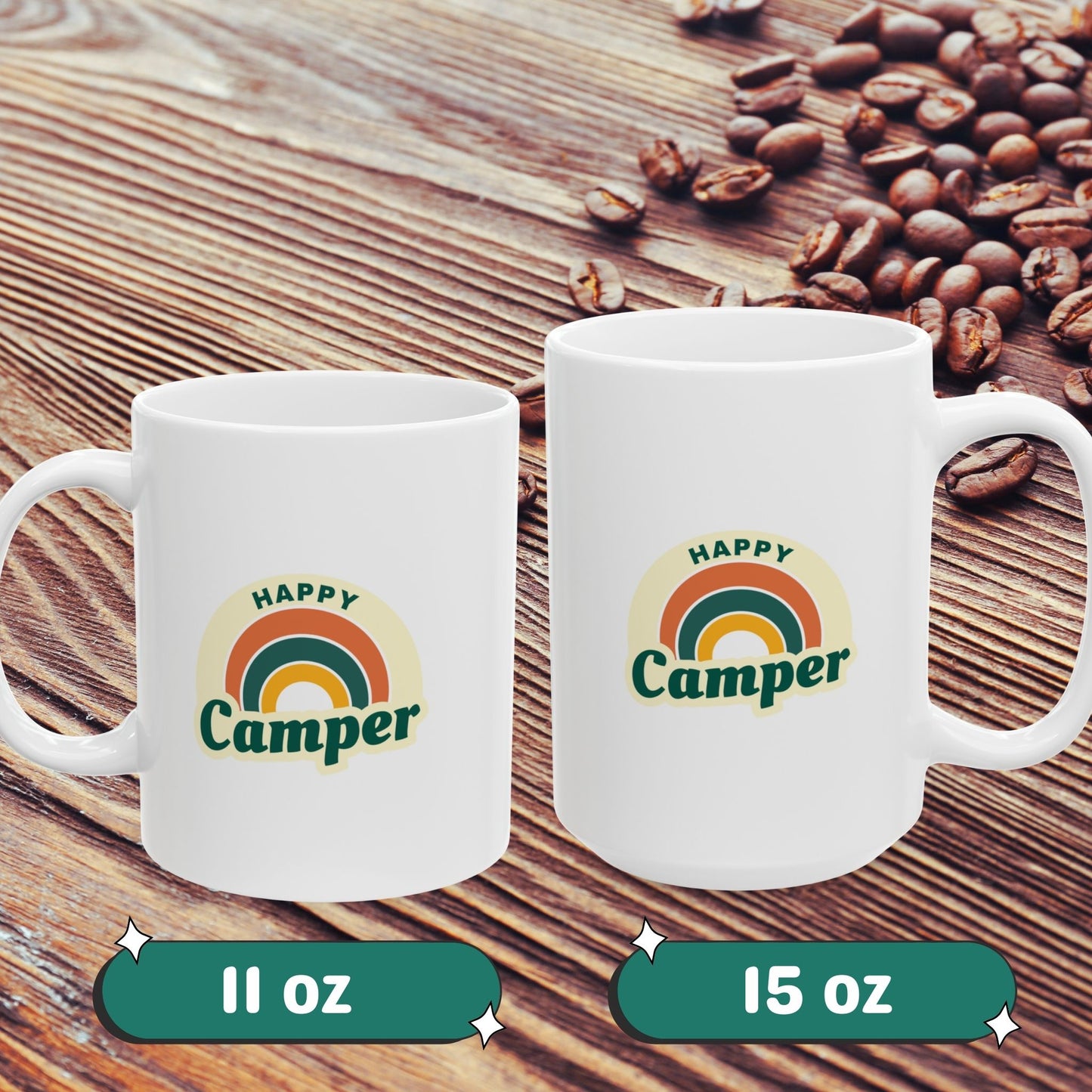 Happy Camper Mug - Green