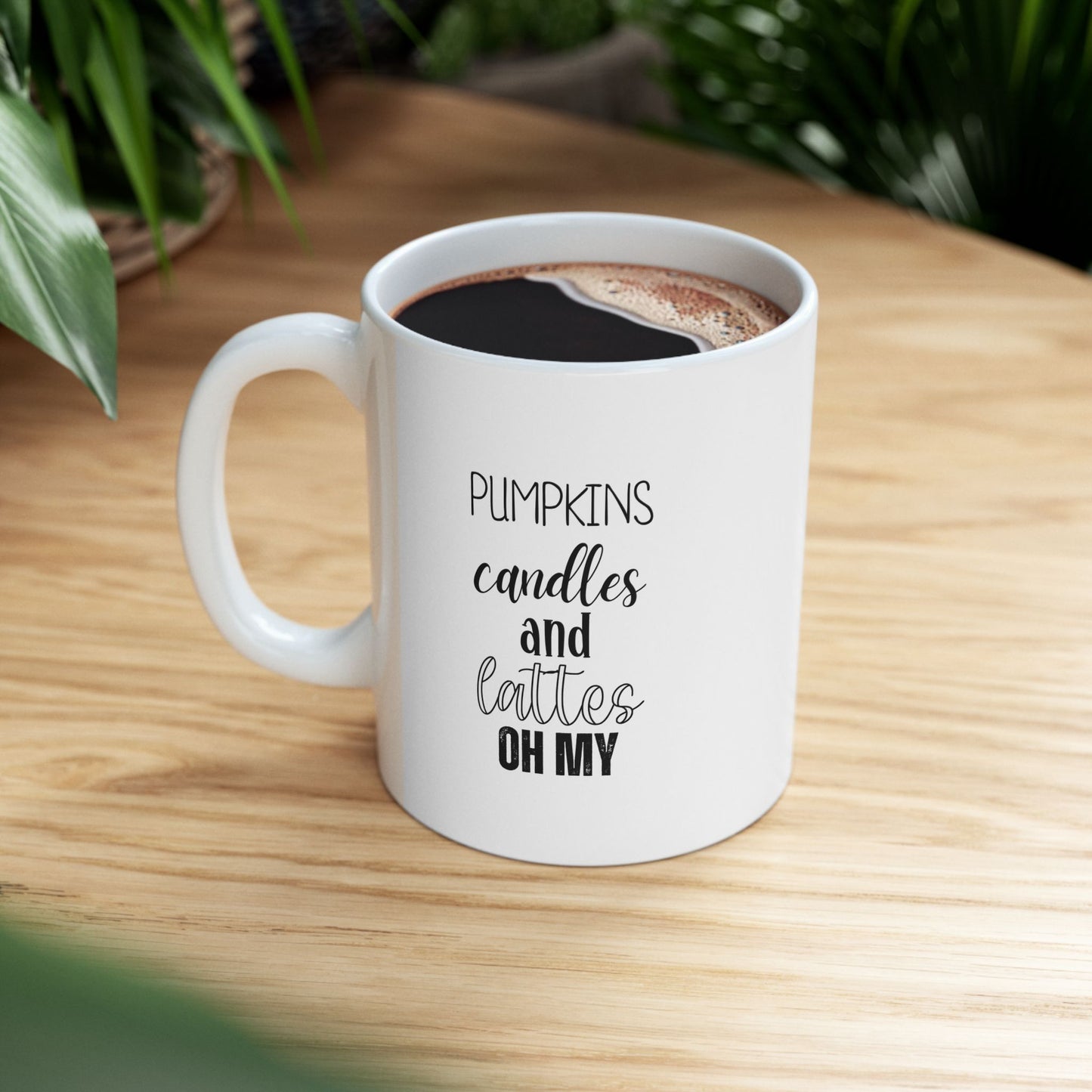 Pumpkins Candles and Lattes Oh My Mug