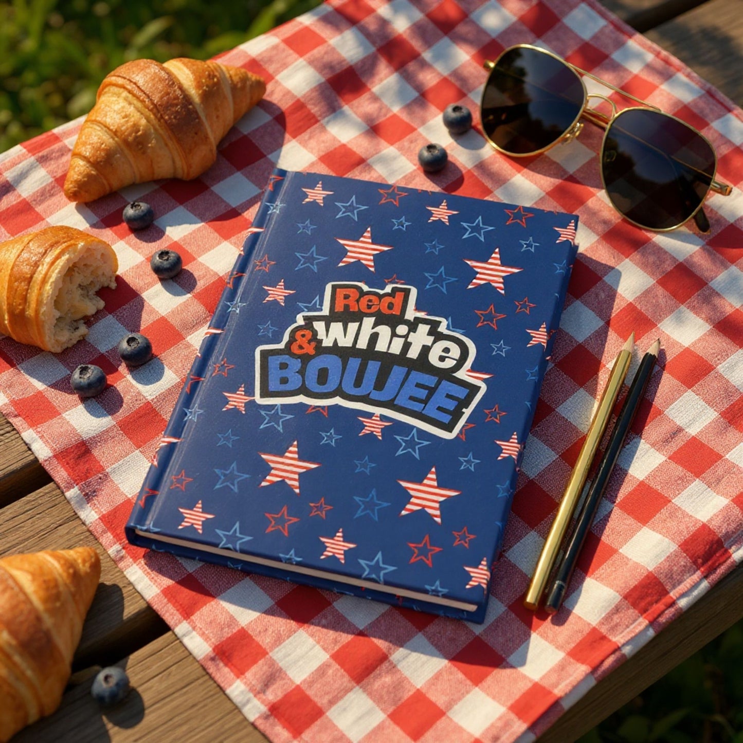 Red, White & Boujee Journal