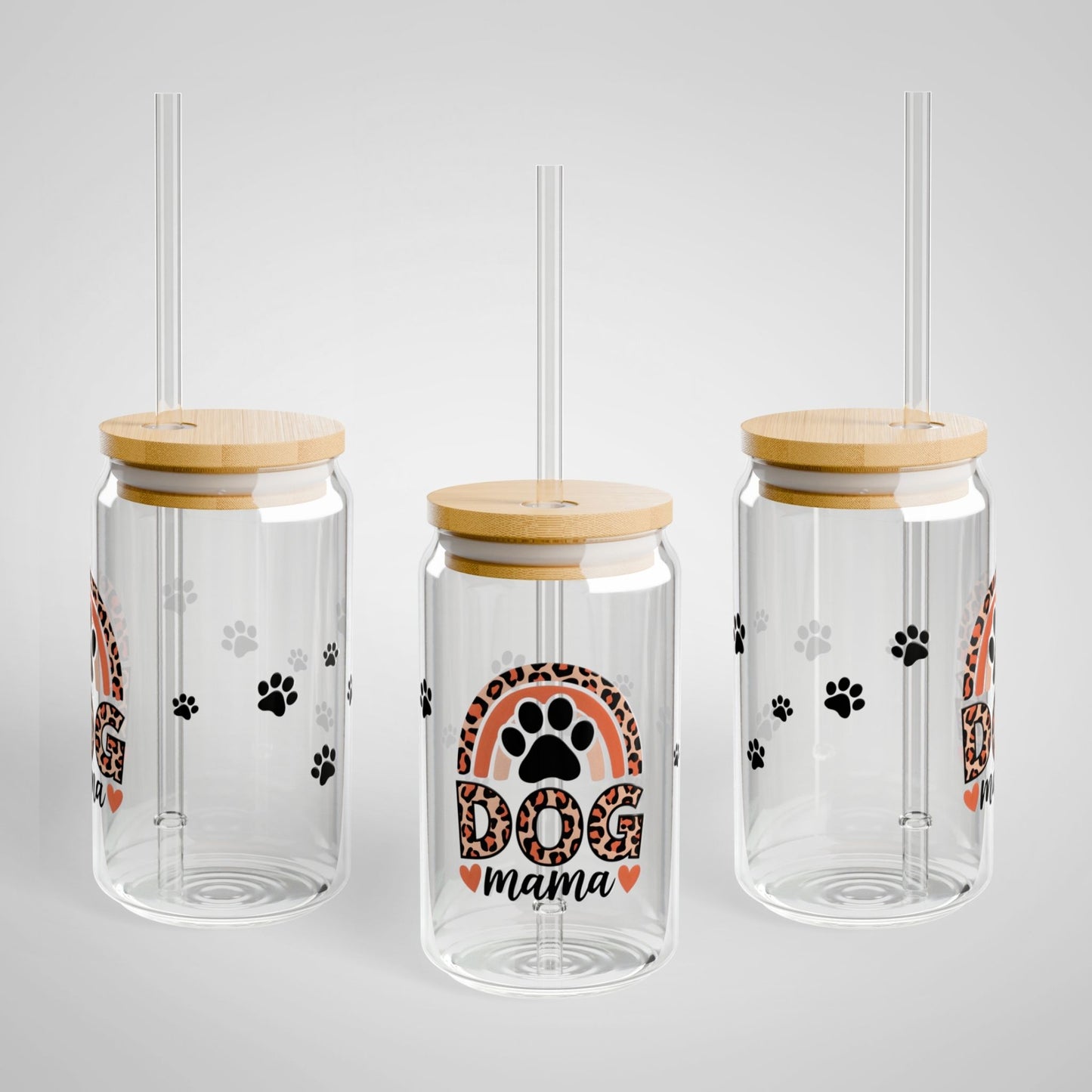 Dog Mama Sipper Glass
