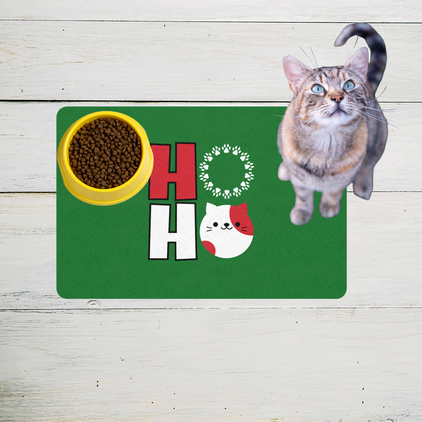 Ho Ho Cats Pet Food Mat