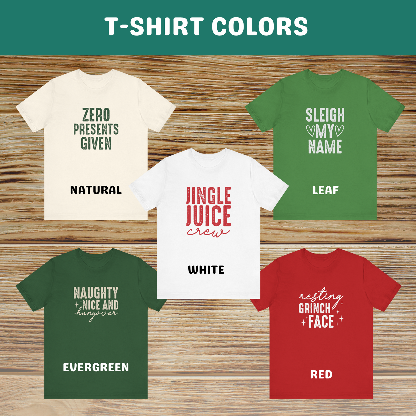 Funny Christmas Group T-Shirts - Jingle Juice Crew