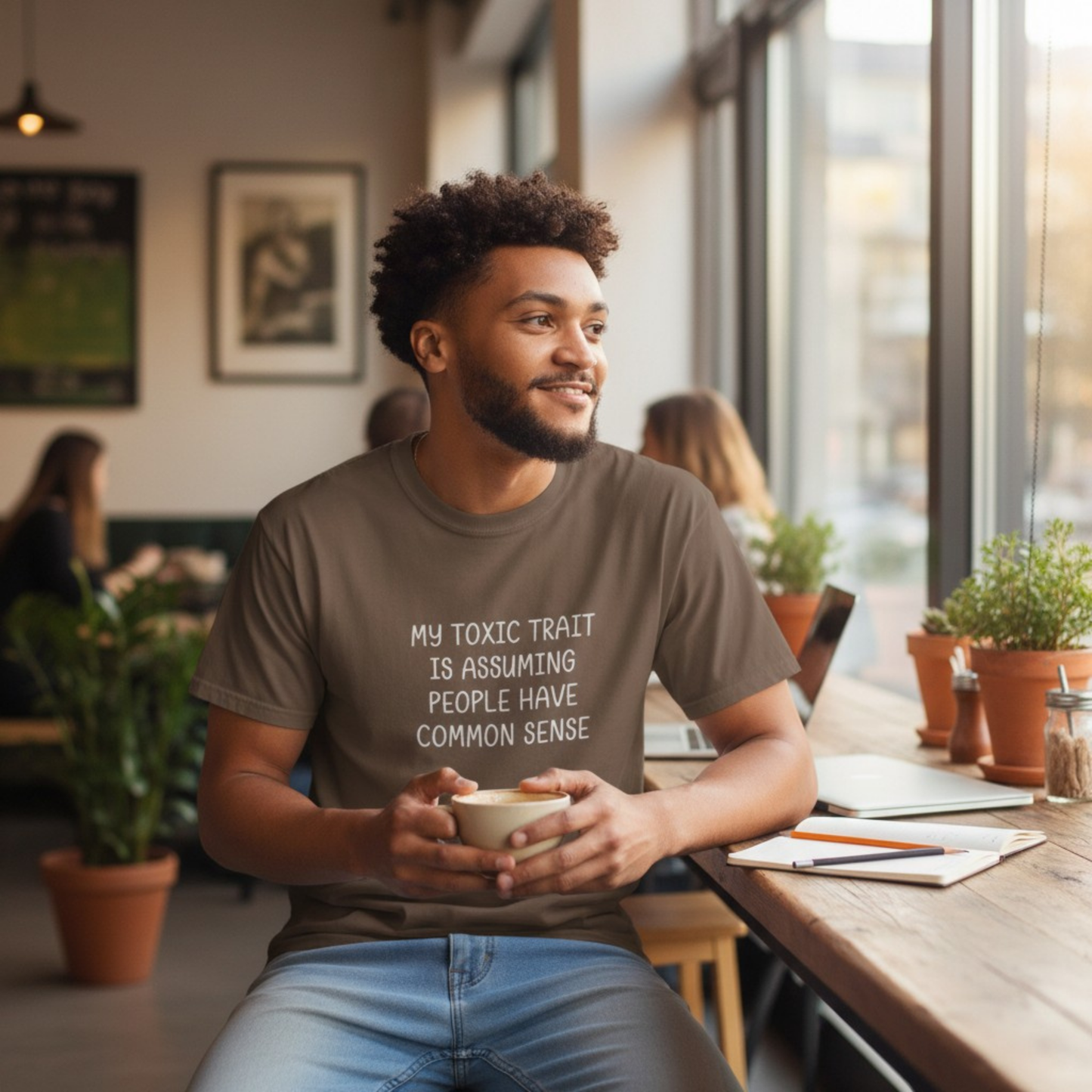 My Toxic Trait is Assuming People Have Common Sense T-shirt (White)