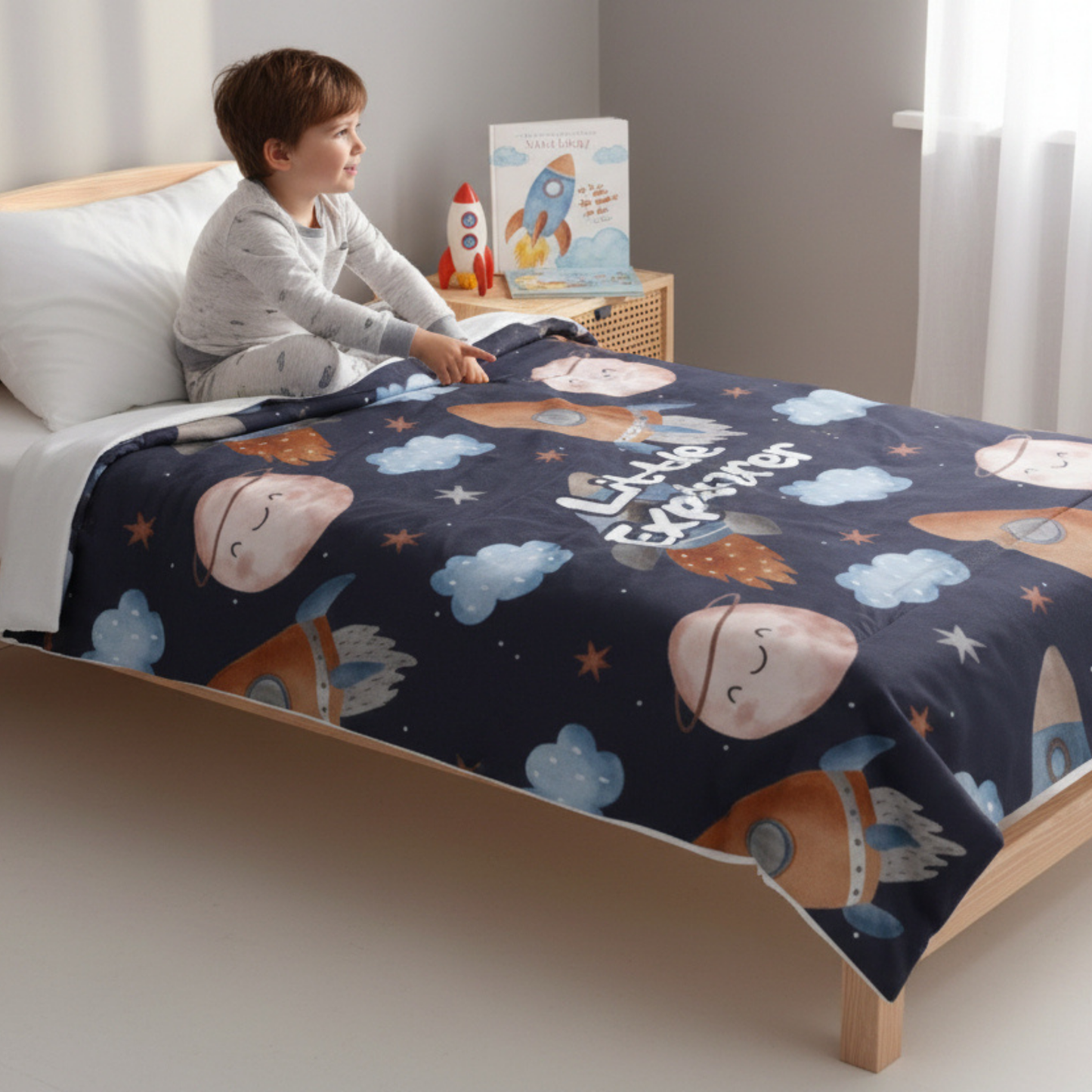 Little Explorer Velveteen Plush Blanket