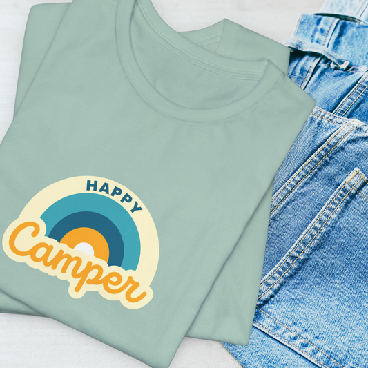 Happy Camper T-shirt - Blue