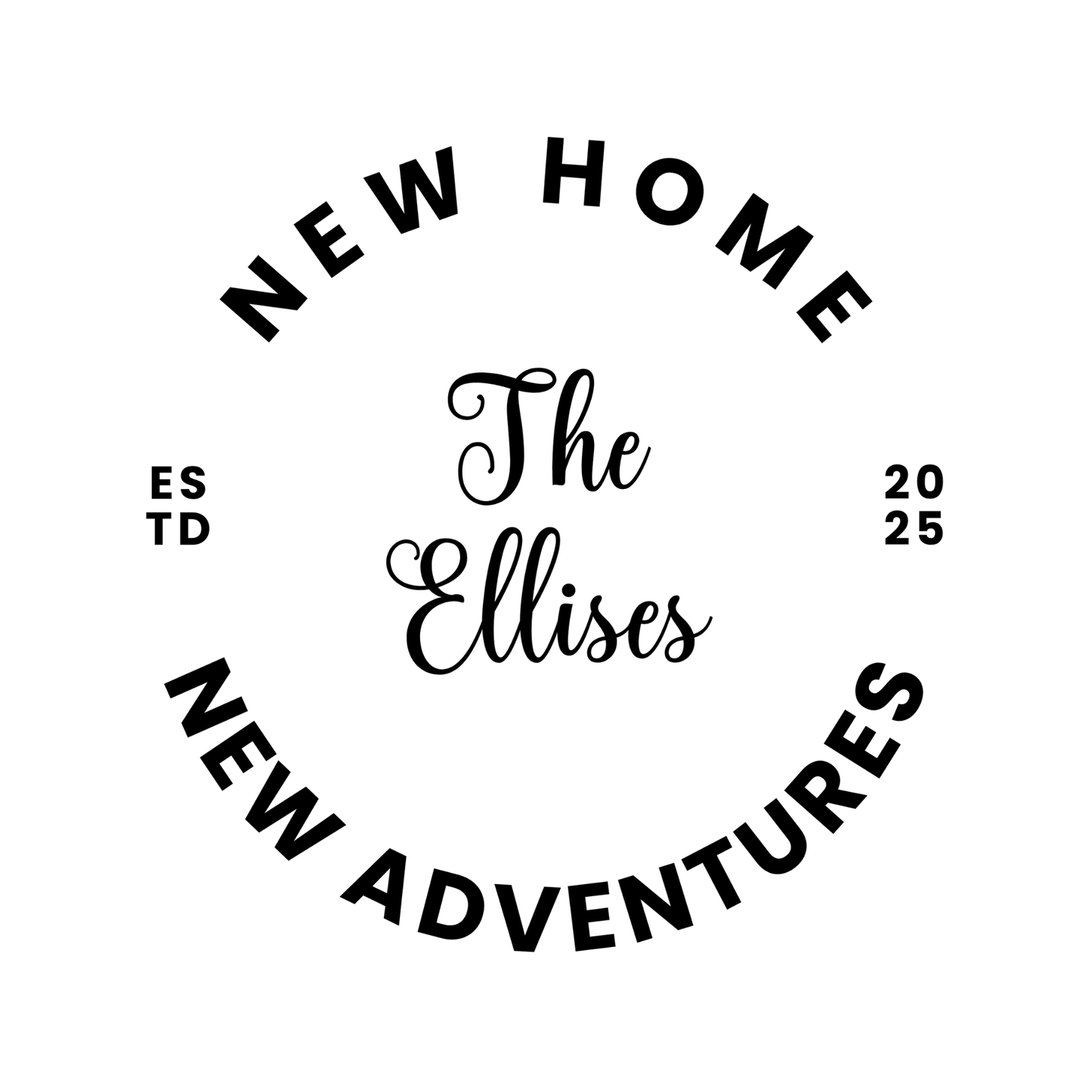 Custom Engraved Whiskey Glass - New Home New Adventures