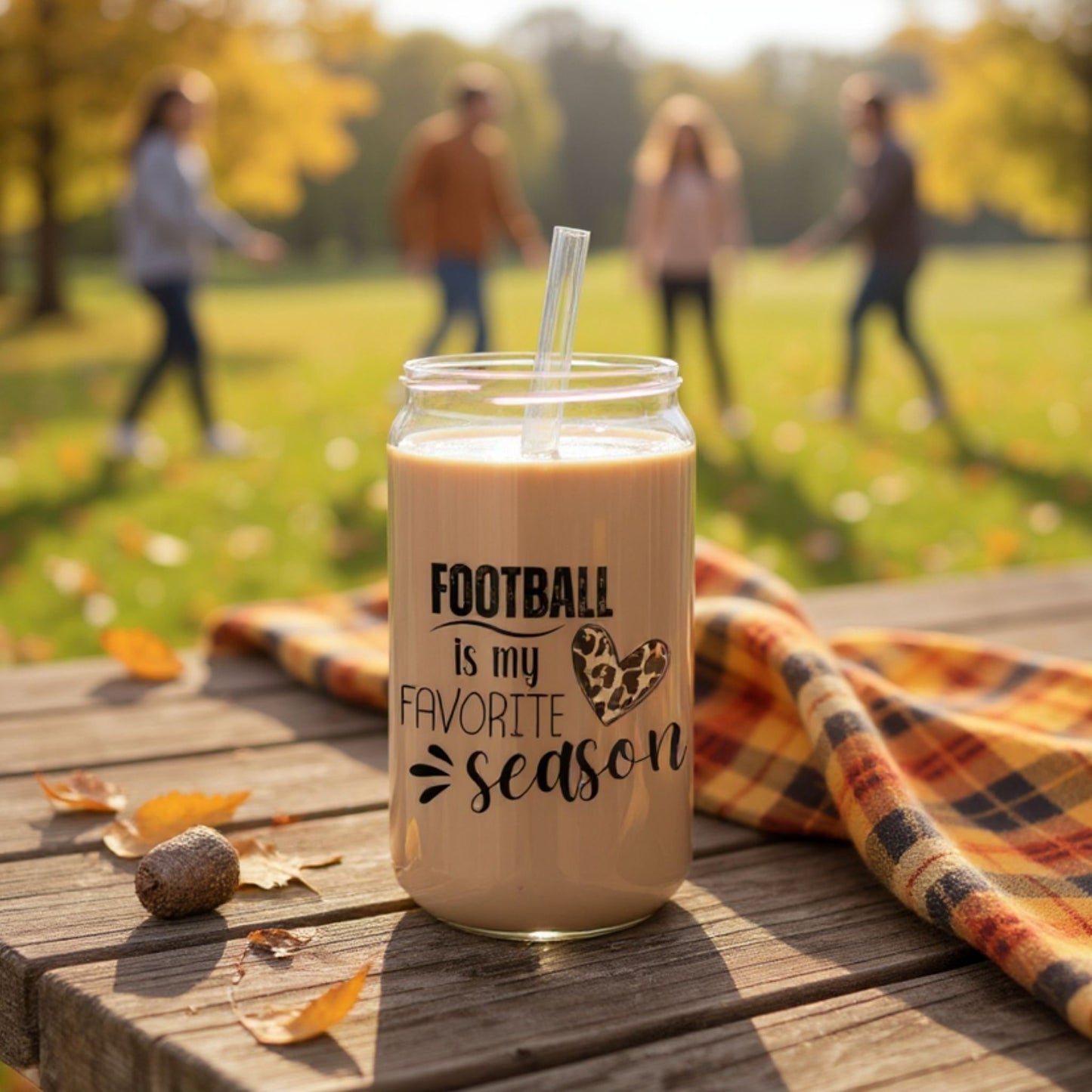 Football is My Favorite Season Sipper Glass