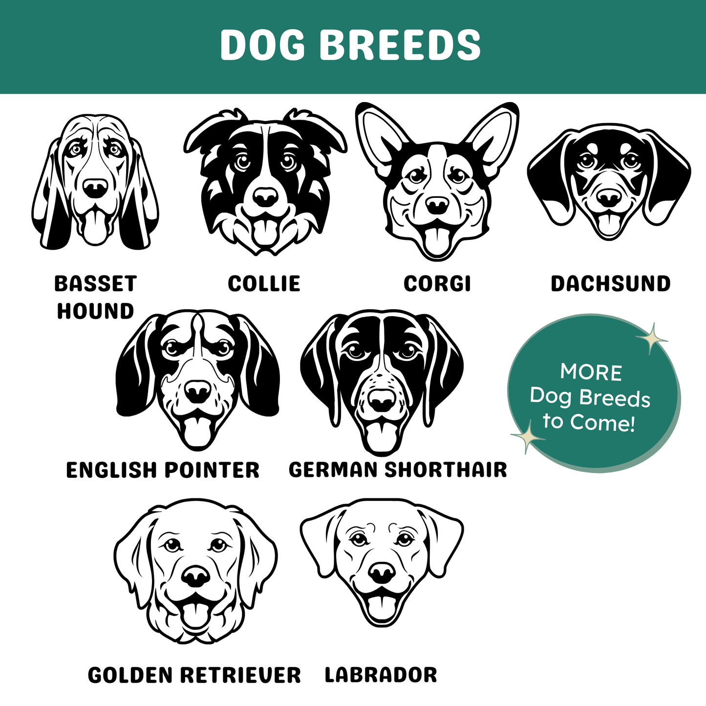 Microfiber Tea Towel - Dog Breed