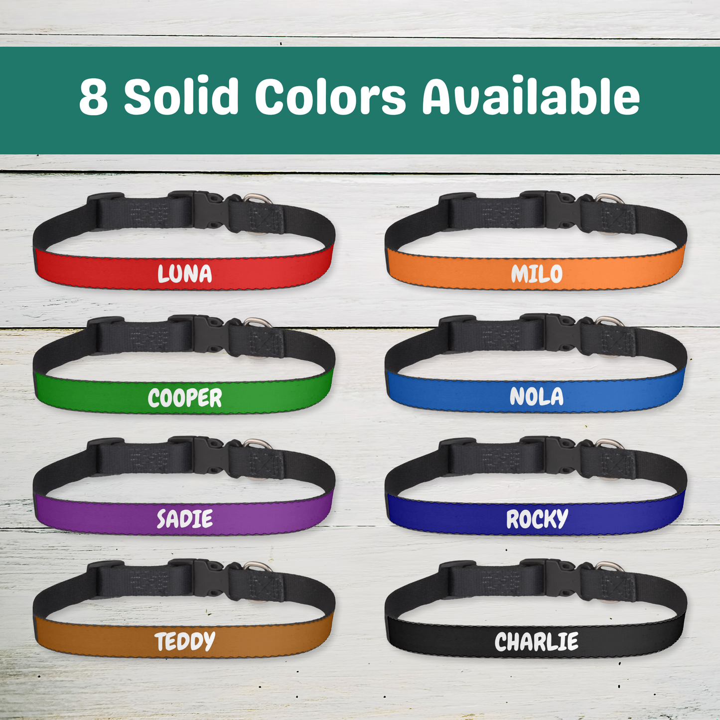 Clip-on Pet Collar - Black
