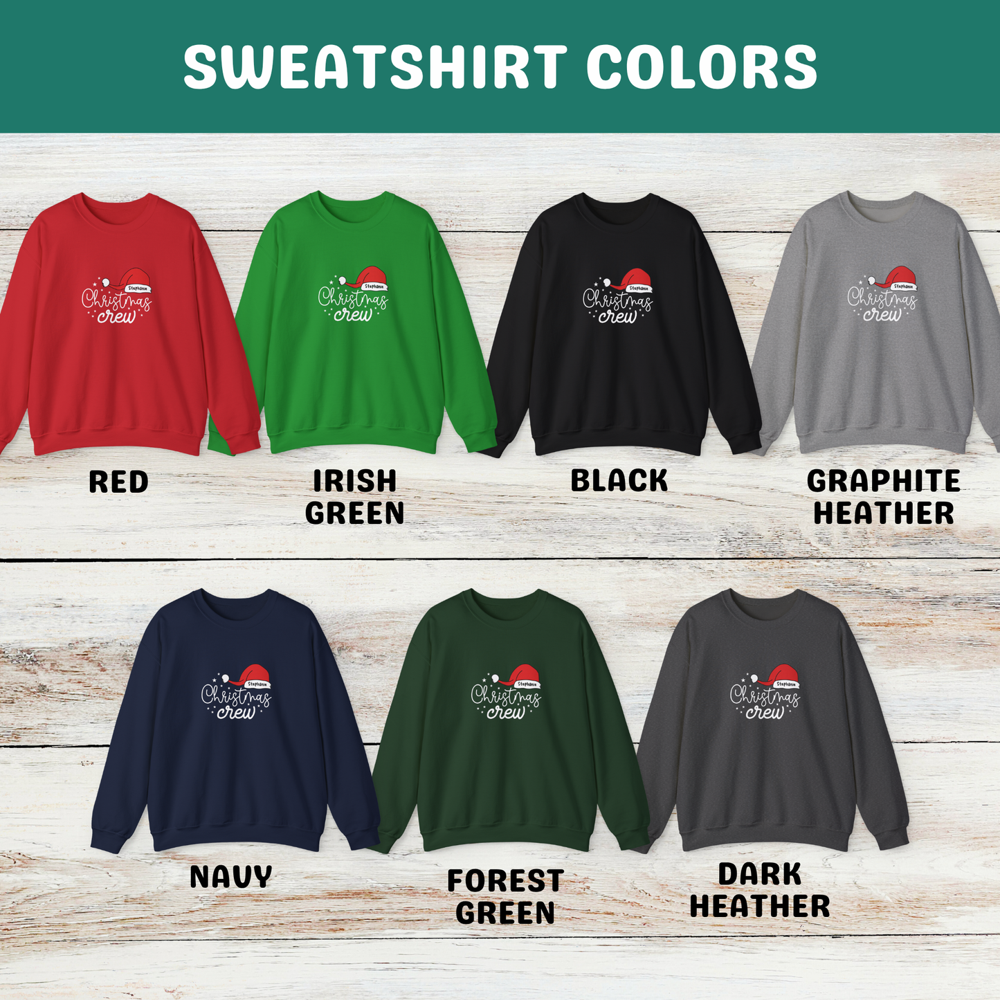 Custom Sweatshirt - Christmas Crew