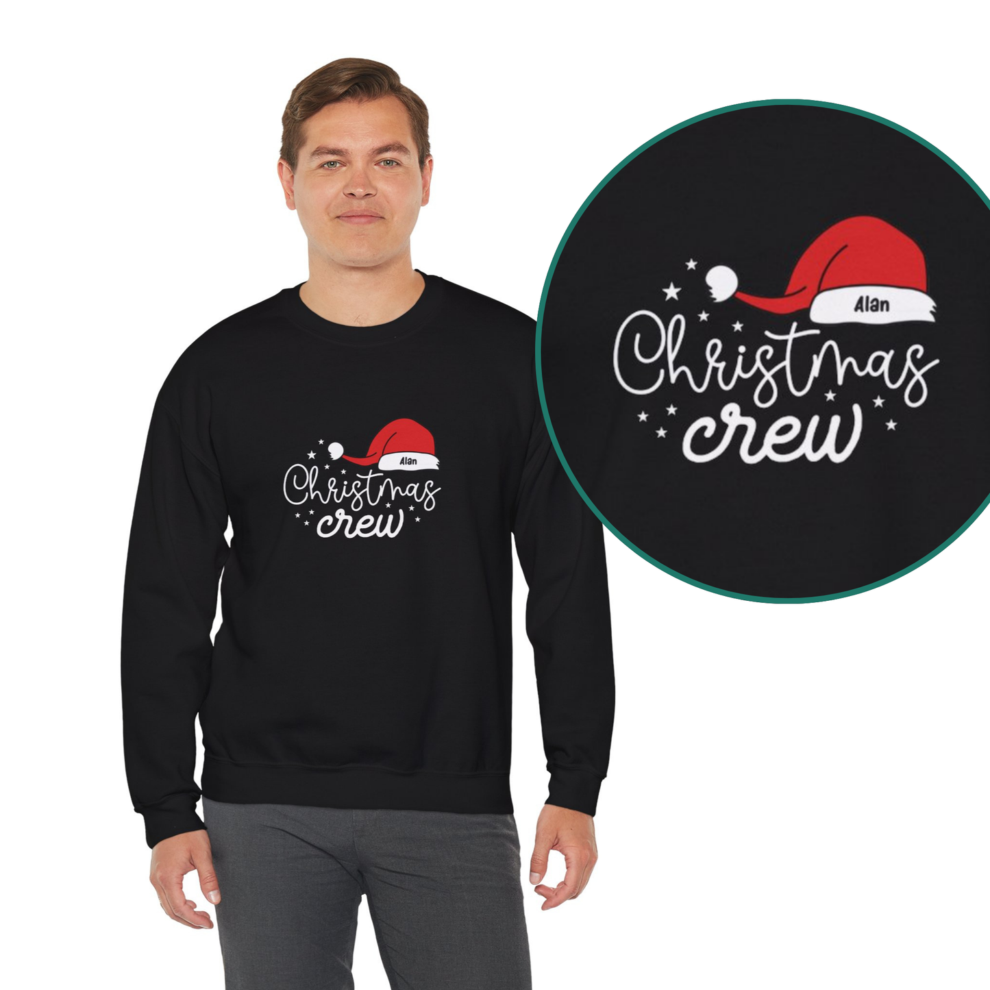 Custom Sweatshirt - Christmas Crew